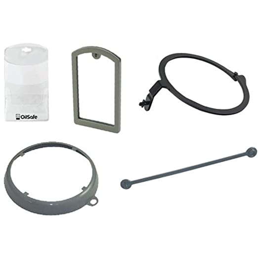 OilSafe - Drum label kit, gray