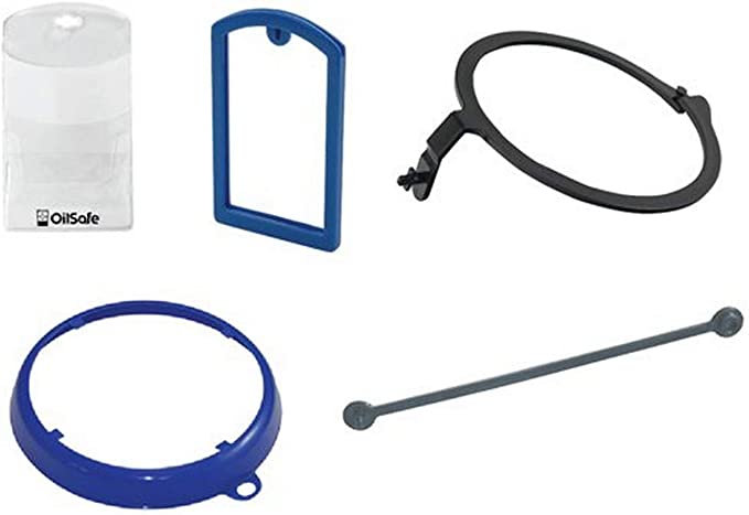OilSafe - Drum label kit, blue