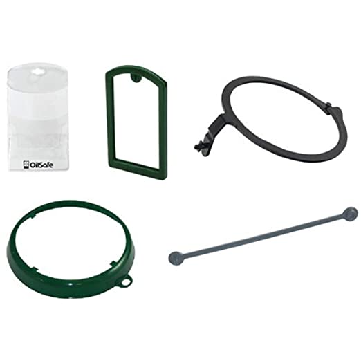 OilSafe - Drum label kit, dark green